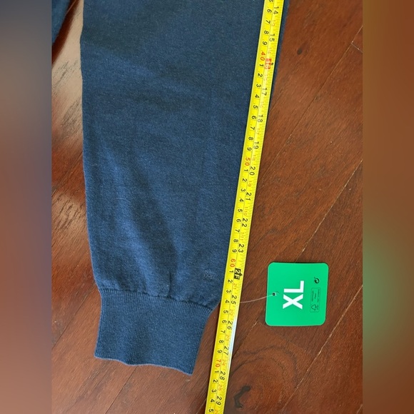 Modern Ambition Cotton Blend Polo Sweater size XL color Blue NWT - Picture 5 of 8